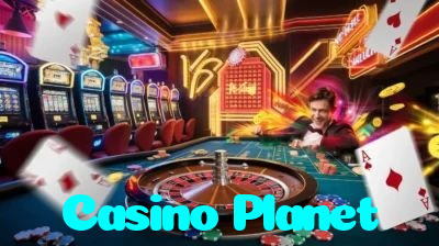 Casino Planet casino presented on mobile device in Pakistan with slots and live games